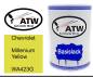 Preview: Chevrolet, Millenium Yellow, WA423G: 500ml Lackdose, von ATW Autoteile West.